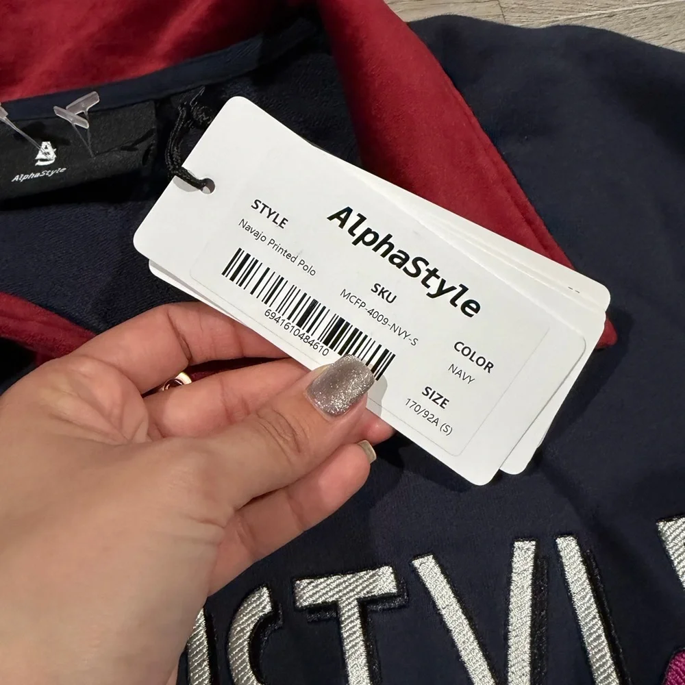 Alphastyle Miami Graphic Sweatshirt Navajo Printed‎ Small